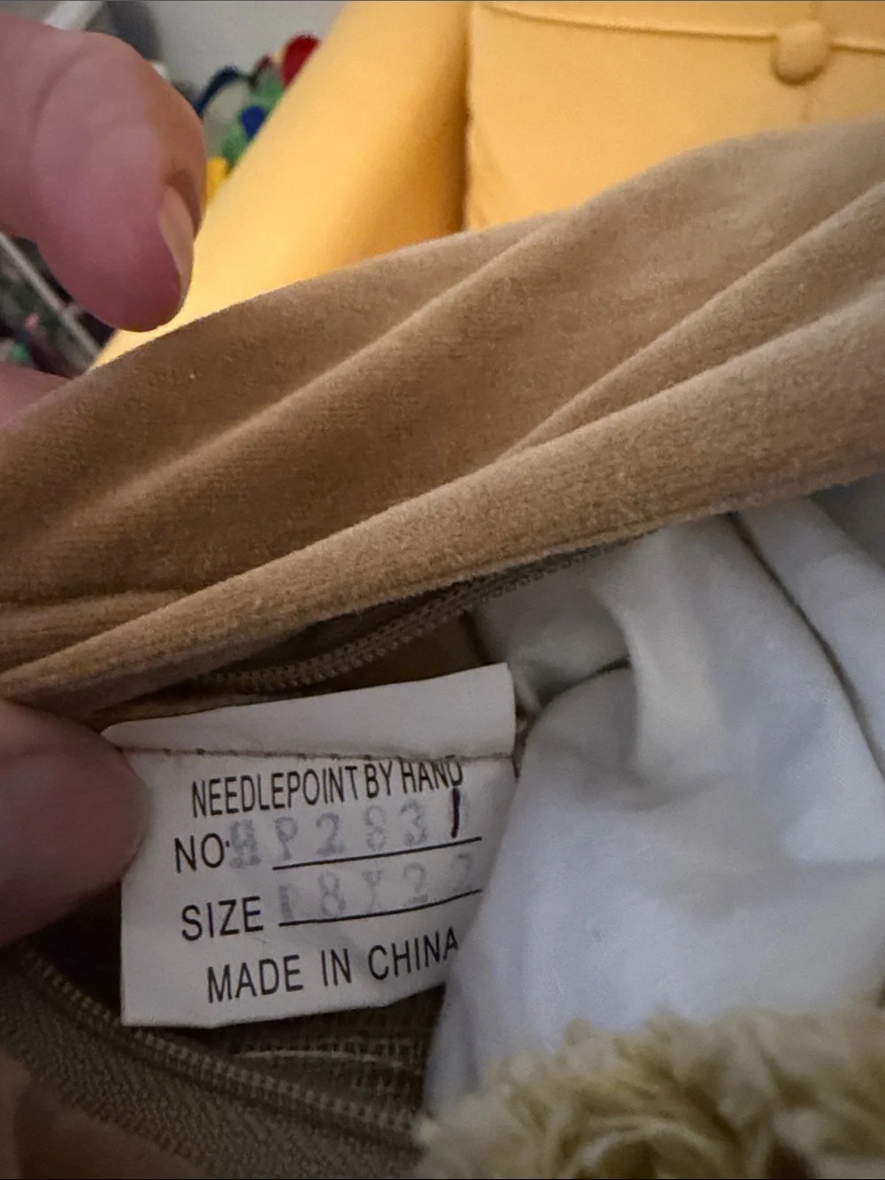 N/A hand stitched